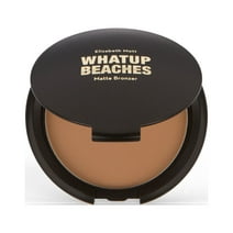 Elizabeth Mott Whatup Beaches Bronzer Face Powder Contour Kit - Vegan and Cruelty Free Facial Bronzing Powder for Contouring and Sun Kissed Coverage - Matte (10g)