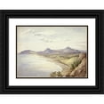 thumbnail image 1 of Elizabeth Murray 24x18 Black Ornate Framed Double Matted Museum Art Print Titled: Victoria Castle and the Val of Shanganagh, Dun Laoghaire (1843), 1 of 5