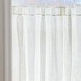 thumbnail image 1 of Elizabeth Ruffled Tiers, Set of 2, 24x36, Antique White, Semi-Sheer, Farmhouse, 1 of 3