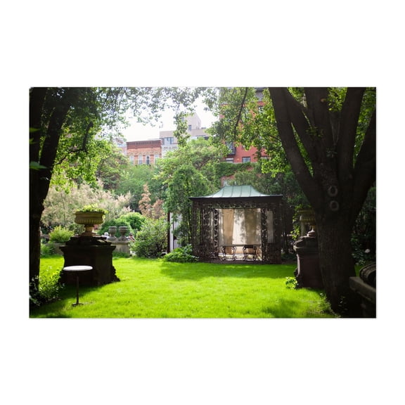 Elizabeth Street Garden - Manhattan New York Photography Garden Botanical Architecture Scenic Cityscape Unframed Wall Art Print 20 x 30 inches