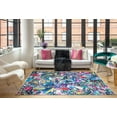 thumbnail image 1 of Elizabeth Sutton MI30A Chasing Rainbows Abstract Modern Multicolor Area Rug, 7'10"X10'0", 1 of 6