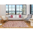 thumbnail image 1 of Elizabeth Sutton VE45C Fierce Abstract Modern Pink Area Rug, 2'0" x 4'0", 1 of 6