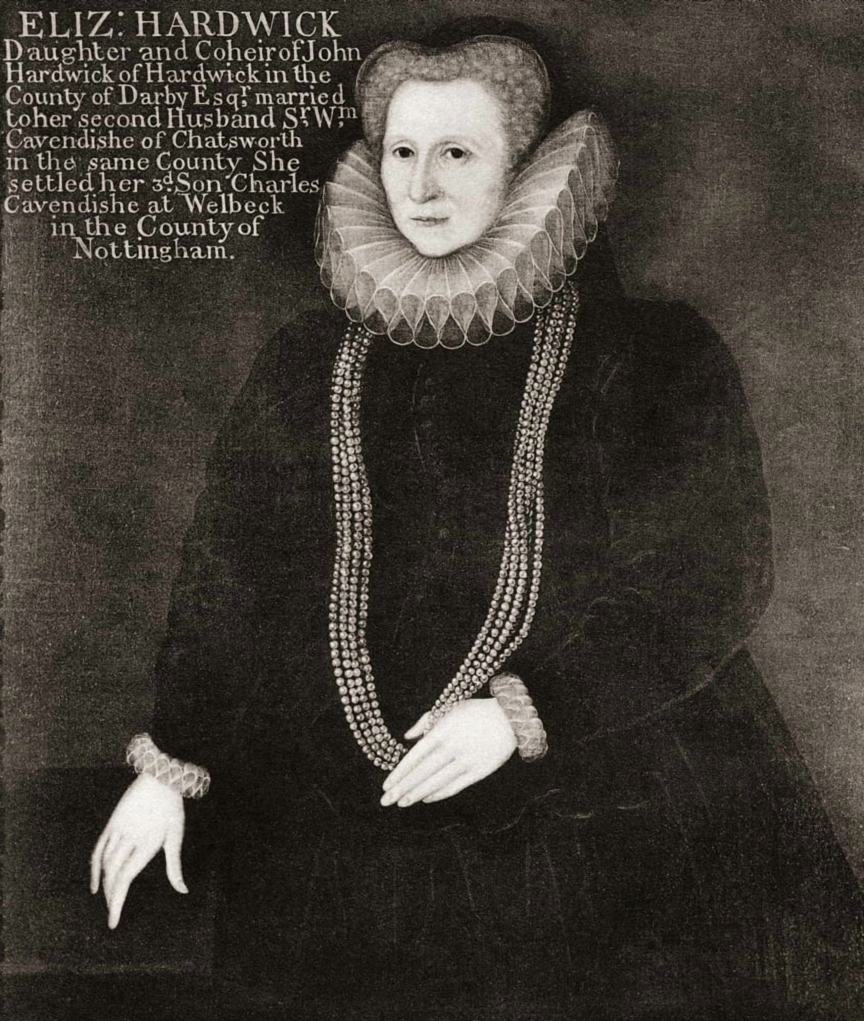 Elizabeth Talbot Countess of Shrewsbury c 1521 - 1608 known as Bess of Hardwick After a contemporary work Canvas Art - Ken Welsh Design Pics (12 x 15)