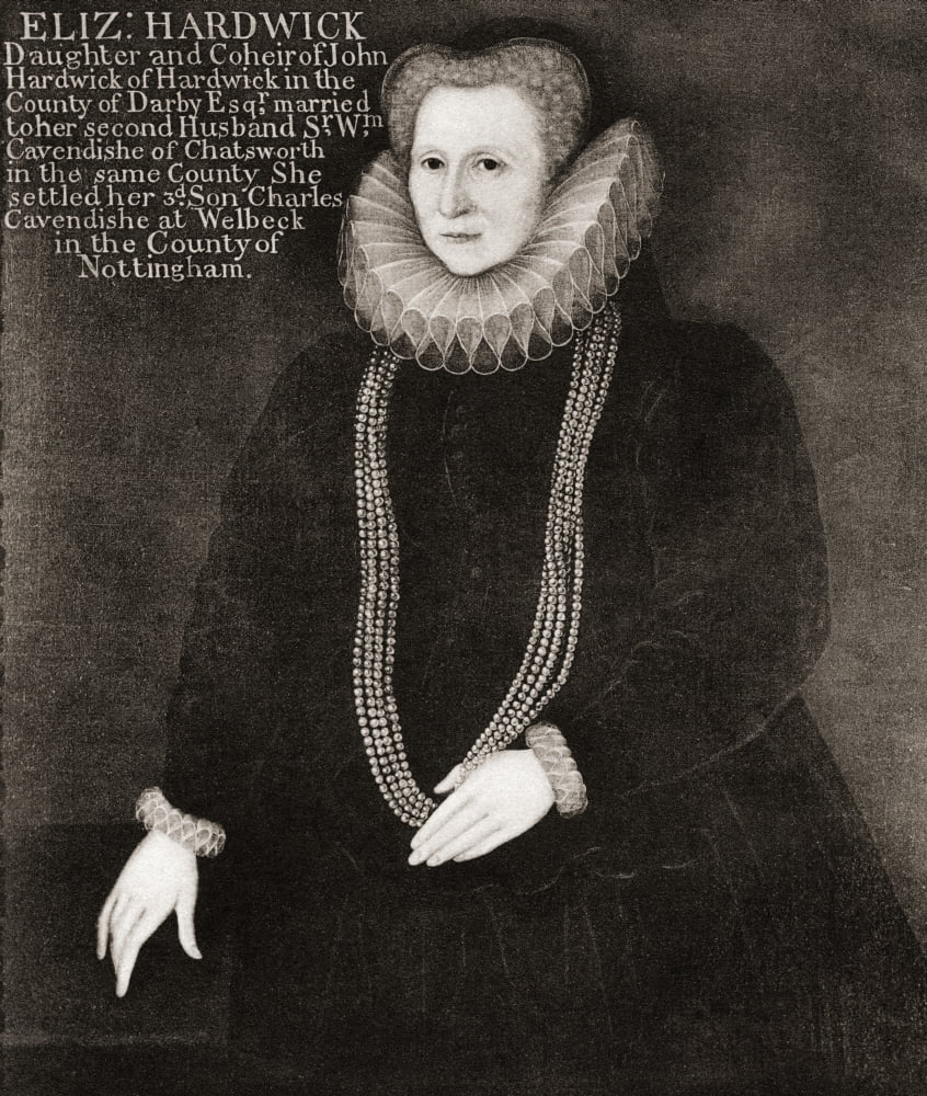 Elizabeth Talbot Countess of Shrewsbury c 1521 - 1608 known as Bess of Hardwick After a contemporary work Canvas Art - Ken Welsh Design Pics (24 x 30)