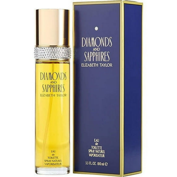 Elizabeth Taylor DIAMONDS & SAPHIRES Eau De Toilette Spray 3.4 oz for Women