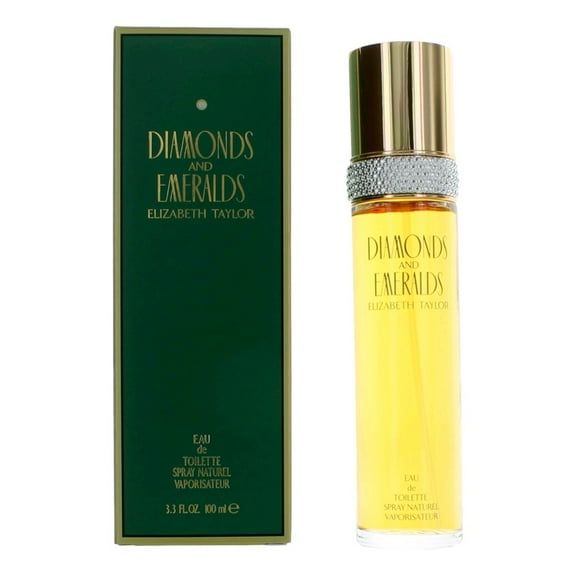 Elizabeth Taylor DIAMONDS & EMERALDS Eau De Toilette Spray for Women 3.3 oz