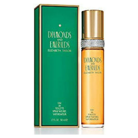 Elizabeth Taylor Diamonds and Emeralds for Women, Eau De Toilette Spray, 1.7-Ounce