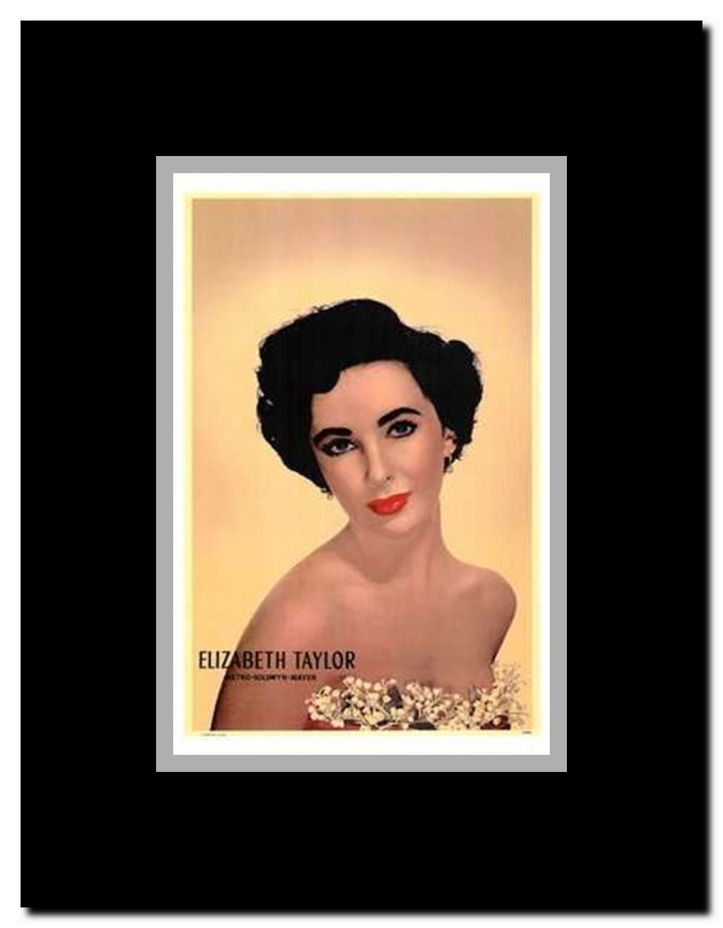 Elizabeth Taylor Framed Movie Poster