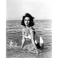 thumbnail image 1 of Elizabeth Taylor - In the surf Poster Print by Hollywood Photo Archive Hollywood Photo Archive (18 x 24), 1 of 1