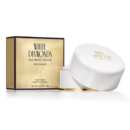 Elizabeth Taylor White Diamonds Body Radiance Perfumed Body Powder 2.60 oz (Pack of 2)