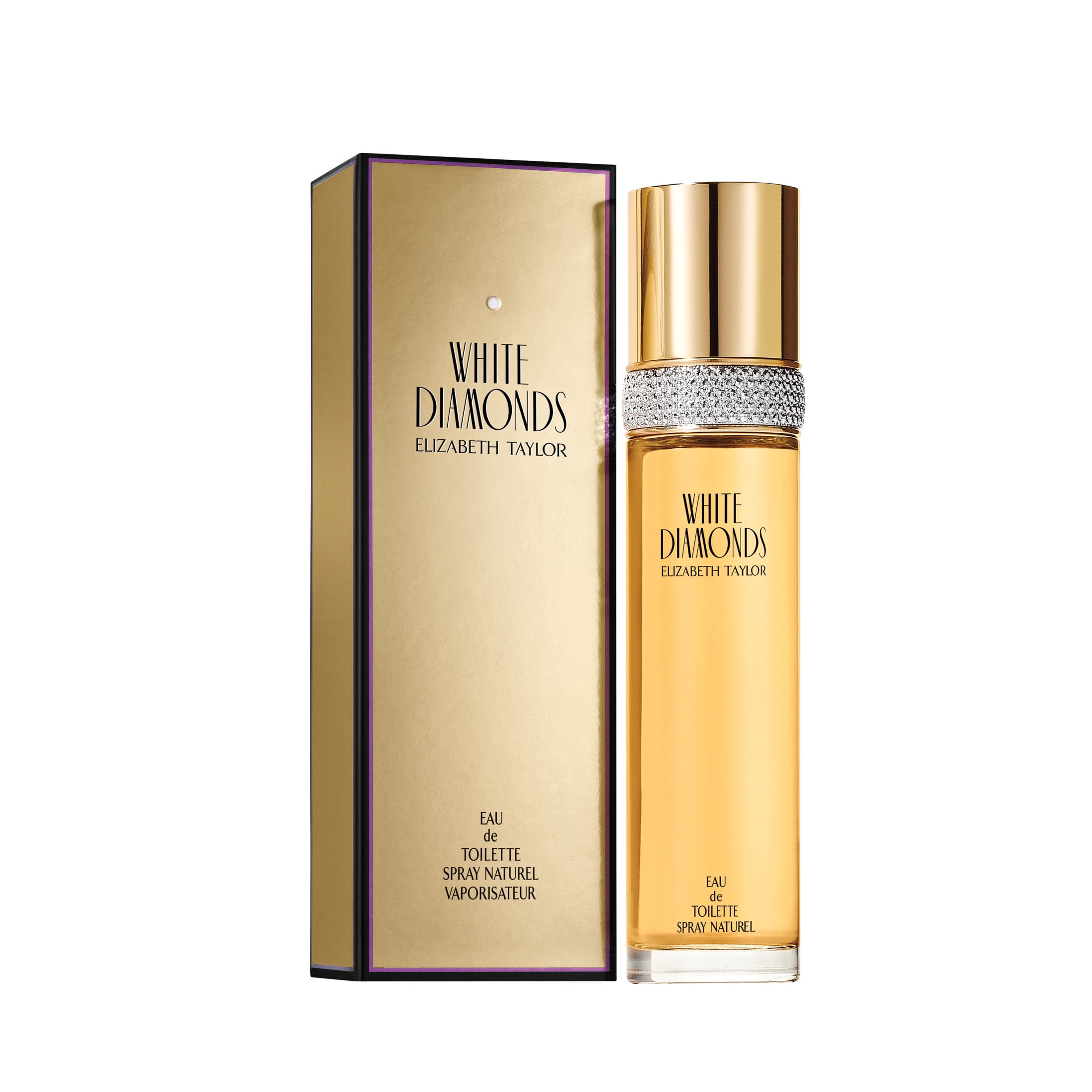 Walmart Black Friday Deals 2025 - Elizabeth Taylor White Diamonds, Brilliant Sparkling Night Parfum Spray, Women's Fragrance, 3.3 Oz