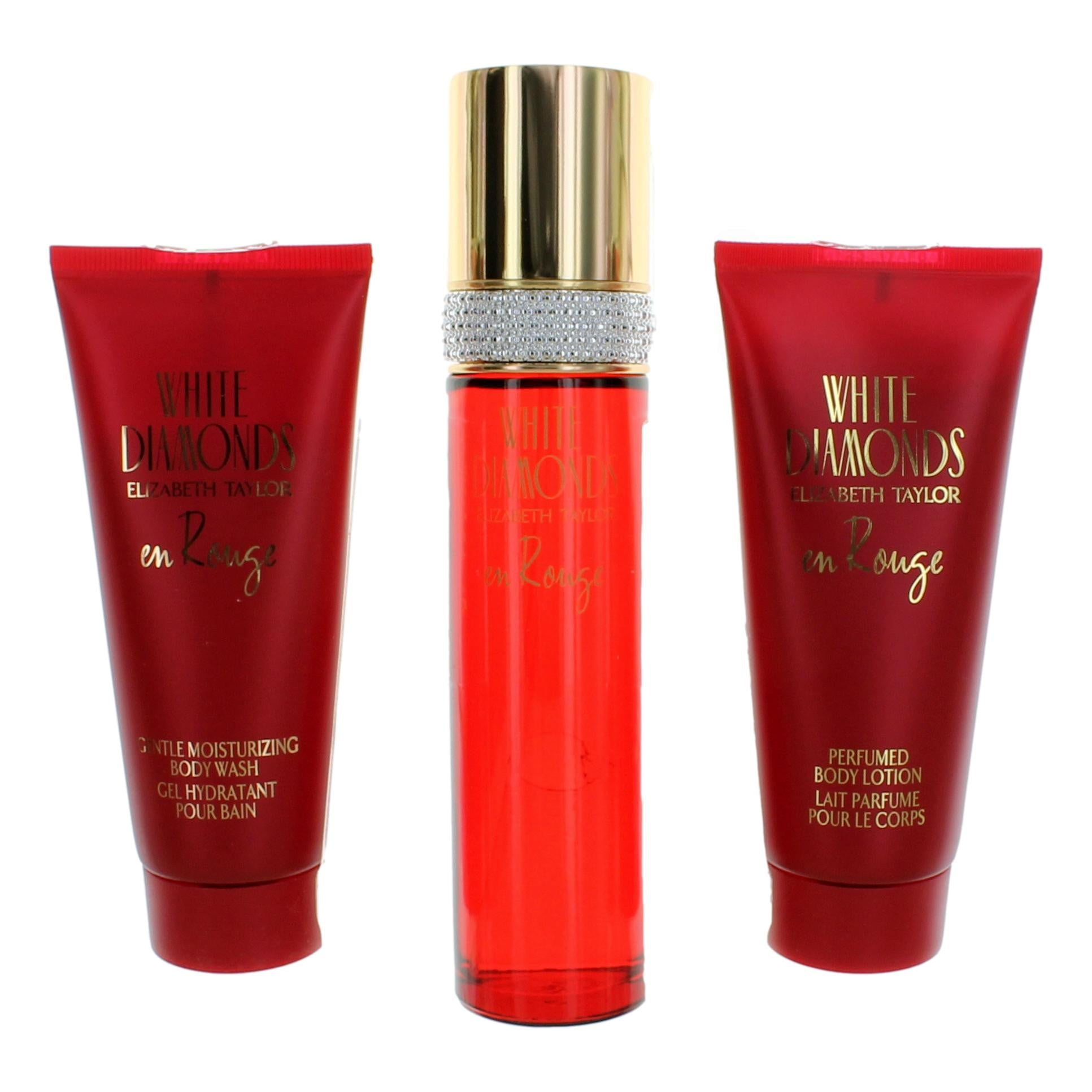 White Diamonds En Rouge by Elizabeth Taylor, 2 Piece Gift Set for Women main image 0
