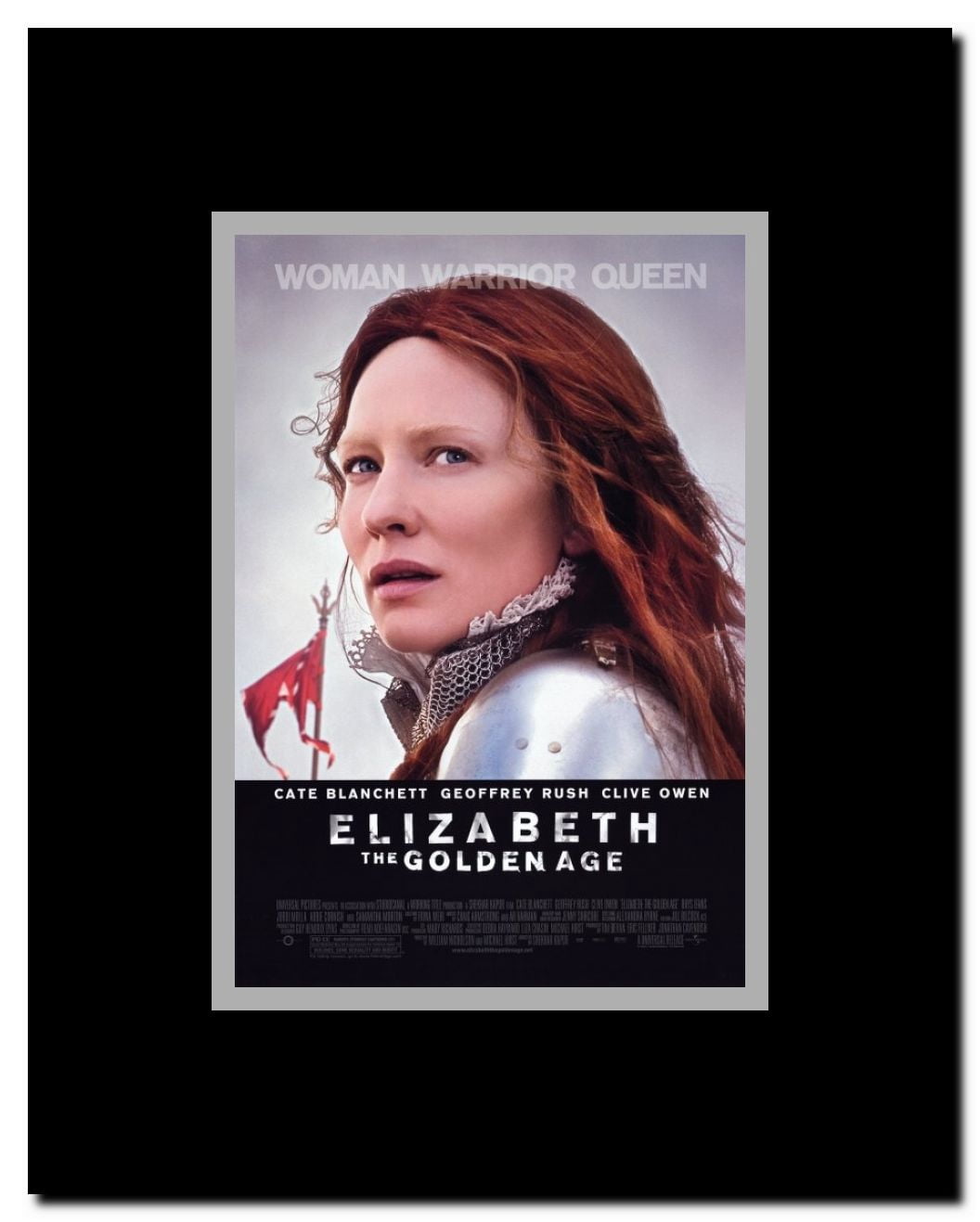Elizabeth: The Golden Age Framed Movie Poster