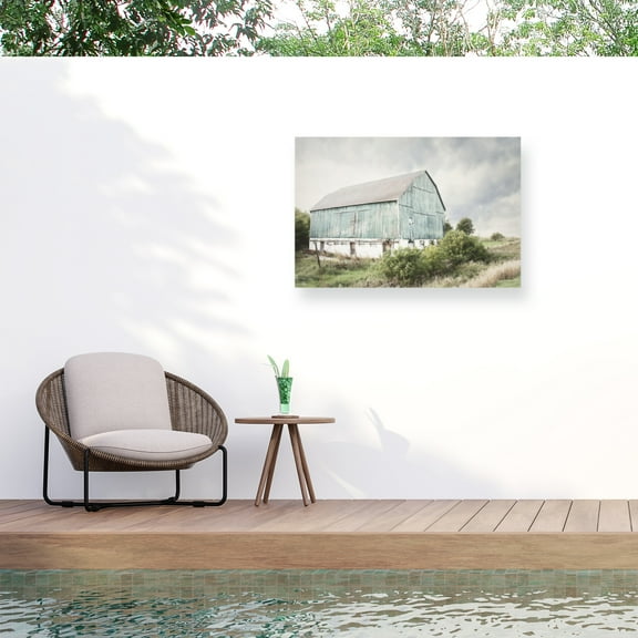 Elizabeth Urquhart 'Late Summer Barn I Crop' Outdoor All-Weather Wall Decor