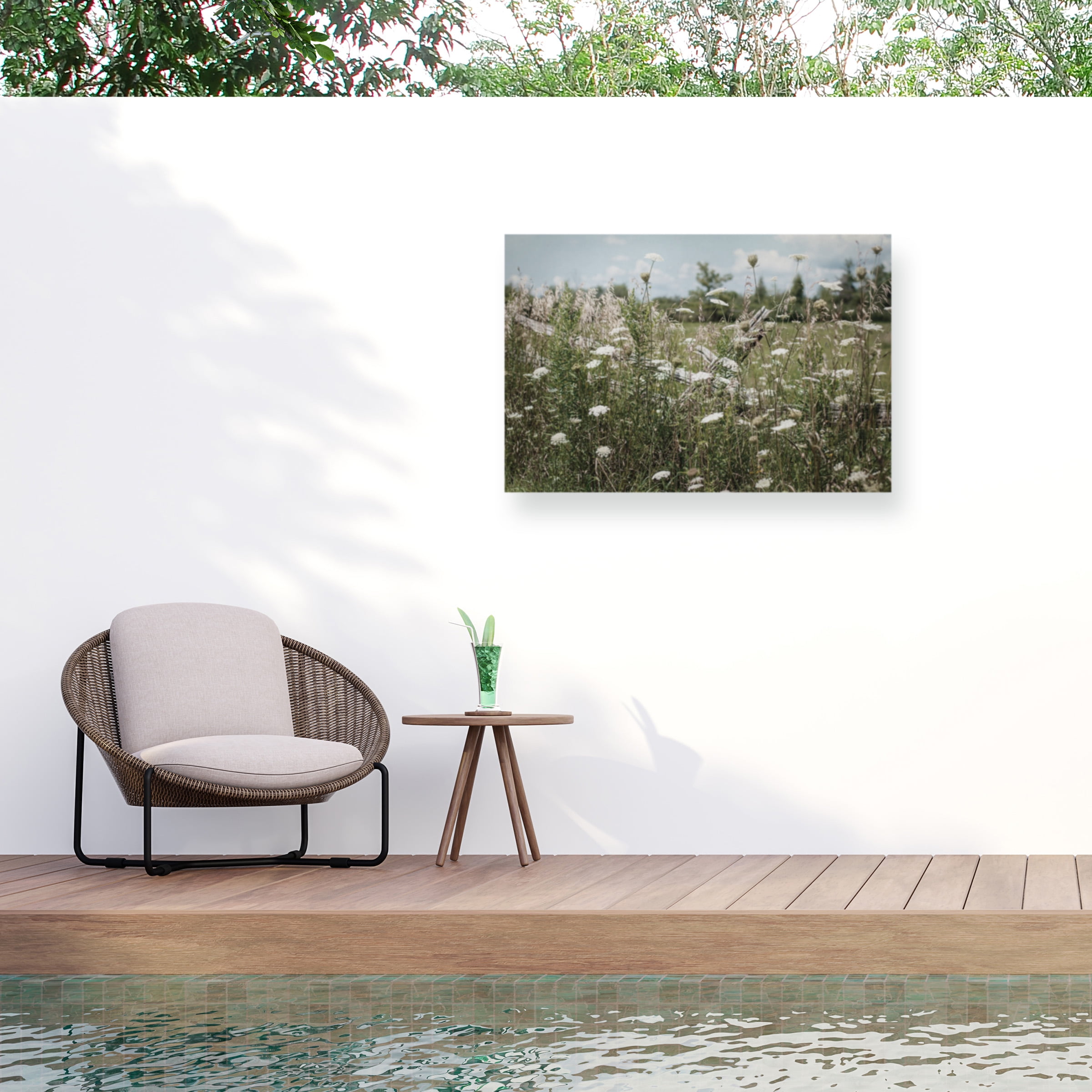 Elizabeth Urquhart 'Sun Drenched III' Outdoor Canvas