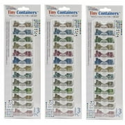 Elizabeth Ward Bead Storage Solutions 13 Piece Bead Storage Containers (3 Pack)
