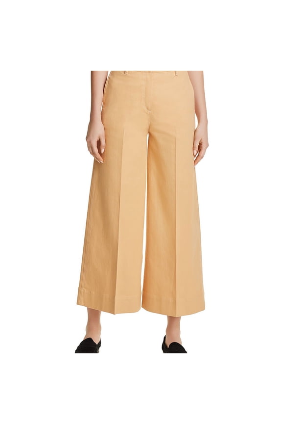 Womens Ace Casual Wide Leg Pants, Orange, 29