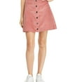 thumbnail image 1 of Elizabeth and James Womens Prewitt Corduroy Skirt, Pink, 8, 1 of 2