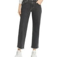 thumbnail image 1 of Elizabeth and James Womens Holden Straight Leg Jeans, Black, 25, 1 of 2