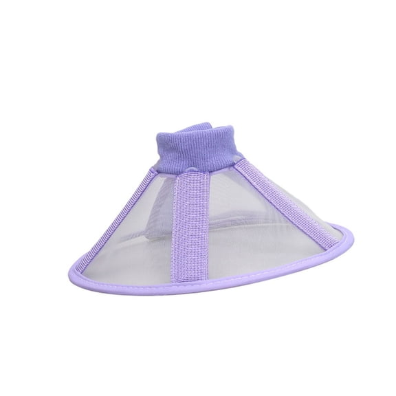 Elizabethan Collar For Pet Post Surgical Wound Protections Soft Comfortable Net Cone Adjustable Neckband Licking