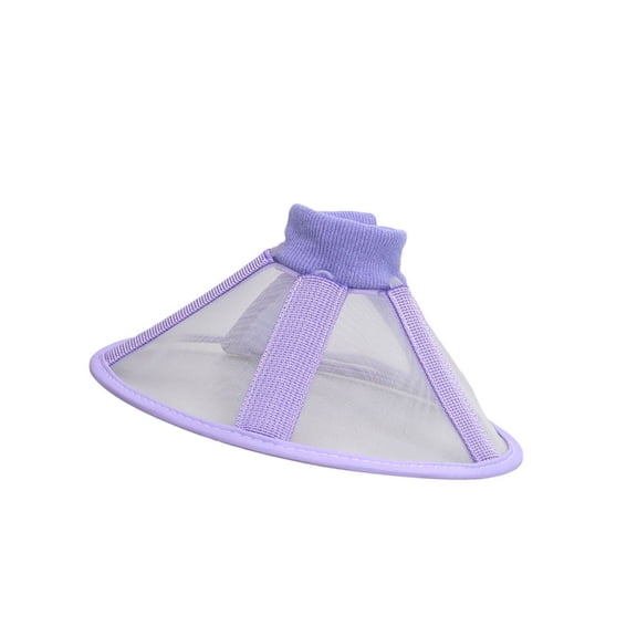 Elizabethan Collar For Pet Post Surgical Wound Protections Soft Comfortable Net Cone Adjustable Neckband Licking