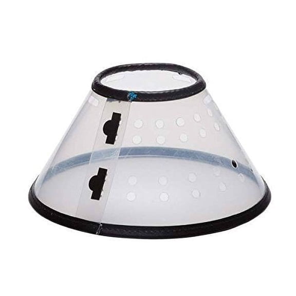 Total Pet Health Elizabethan Dog Recovery Collar Lightweight Flexible - Extra Small, Clear