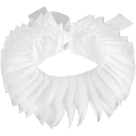 Elizabethan Neck Ruff Clown Neck Ruffle Collar Arm Lace Ruffle Collar Cape Elizabeth Wrist Ruffs Ruffle Cuff diy