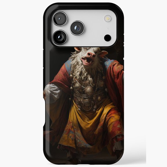 Elizabethan Playhouse Bull Actor iPhone Case 17 11 12 13 14 15 16 Pro Max up to size 5XL