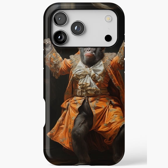Elizabethan Playhouse Gorilla Storyteller iPhone Case 17 16 15 14 13 12 11 Pro Max up to size 5XL