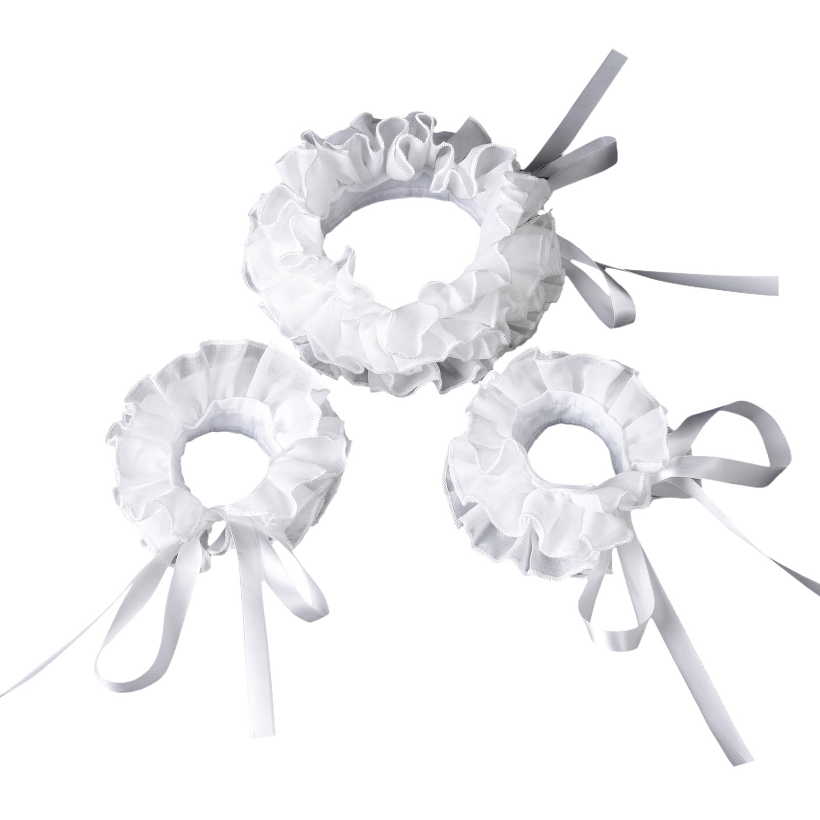 Ruffles Ruff Elizabethan Ruffle False Collar Victorian Styles Neck Ruff and Wrist ...
