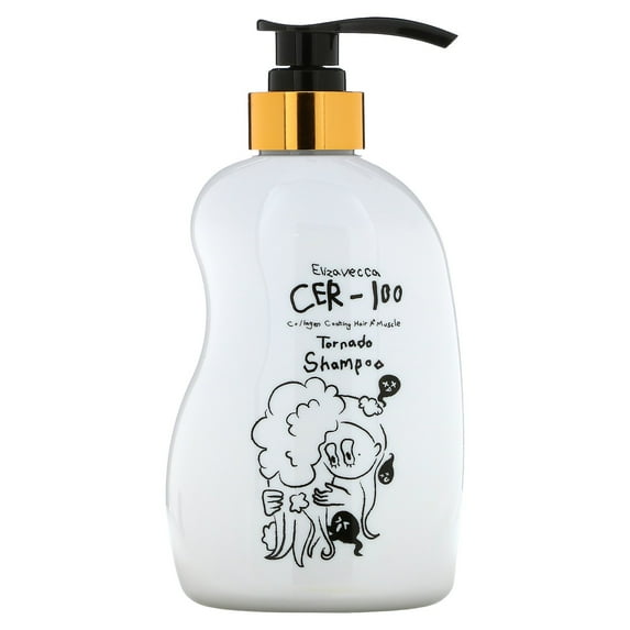 Elizavecca Cer-100 Collagen Coating Hair A+ Muscle Hell Tornado Shampoo - 16.9 oz