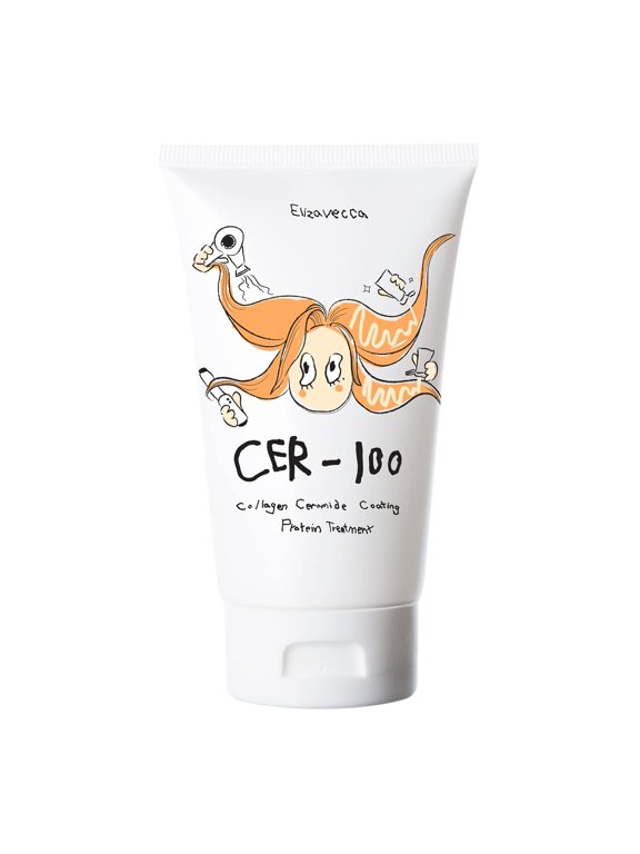 CER-100 Hair Protein Treatment 100ml Korean Deep Conditioning Mask Collagen Ceramide Coating Hair Repair Makeup Organizers