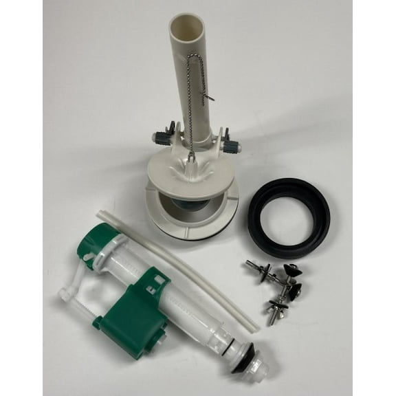 Eljer Three Inch Flush Valve for Two Piece Toilets with 3.1-inch Flapper valve and Adjustable Height Fill Valve with Bolts and Gasket