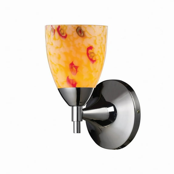 Elk 10150/1PC-YW Celina Wall Sconces 6in Polished Chrome 1-light