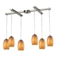 thumbnail image 1 of Elk 10330/6TB Andover Pendants 33in Metal Glass 6-light, 1 of 2