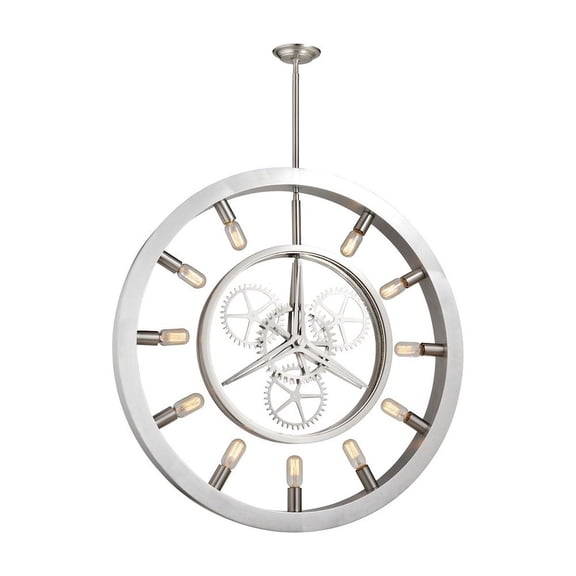 Elk 32236/11 Chronology Chandeliers 3in Nickel Tones Metal 11-light