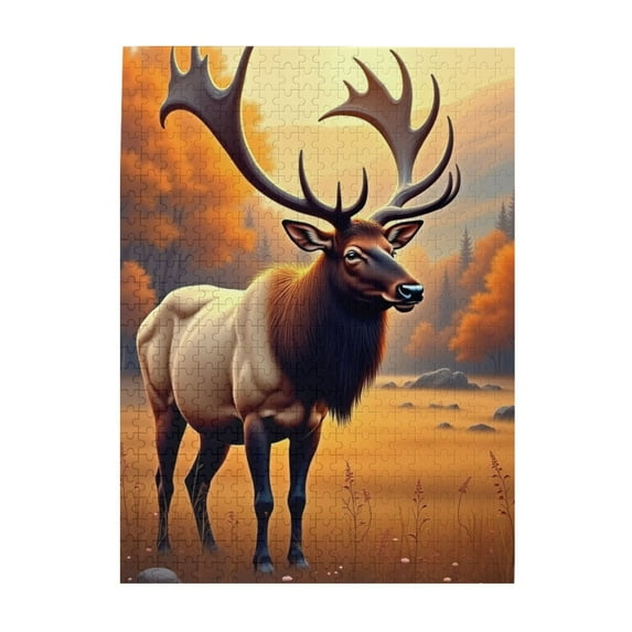 Elk 500 Piece Challenge For Adults Suitable As Home Decor For Family Unzipping Games Or Toys To Develop Intelligence