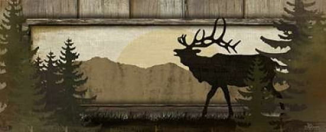 Elk Canvas Art - Jennifer Pugh (10 x 20)