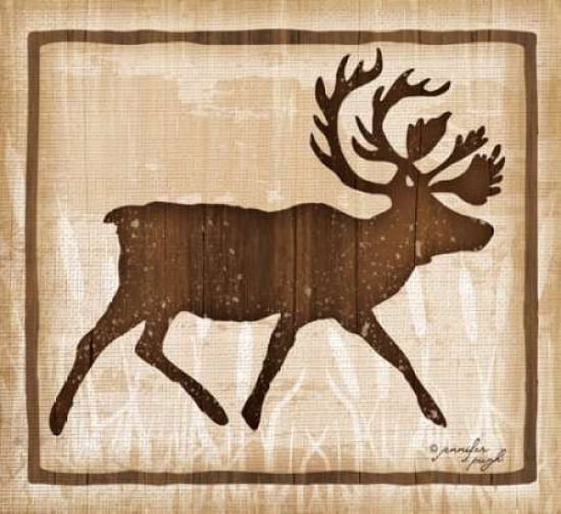 Elk Canvas Art - Jennifer Pugh (24 x 24)