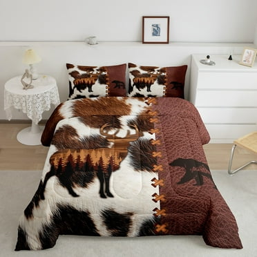 Erosebridal Girls Horse Comforter Set Twin Chic Cherry Blossom Bedding