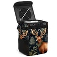 thumbnail image 1 of Elk Deer Car Trash Can with Lid, Foldable Leak-Proof Car Garbage Can, Hanging Storage Bag, Car Trash Bin, 1 of 6