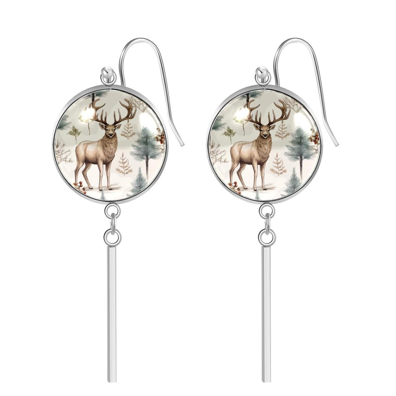 Elk Paerr Drop Earring Gold
