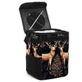 thumbnail image 1 of Elk Deer Foldable Car Trash Bin with Lid, Leak-proof Hanging Storage Bag - Mini Trash Can for Car, 1 of 6
