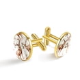 thumbnail image 1 of Elk Elegant Men's Cufflinks for Formal Attire, Made of Stainless Steel, for Business Meetings and Weddings, 1 of 6