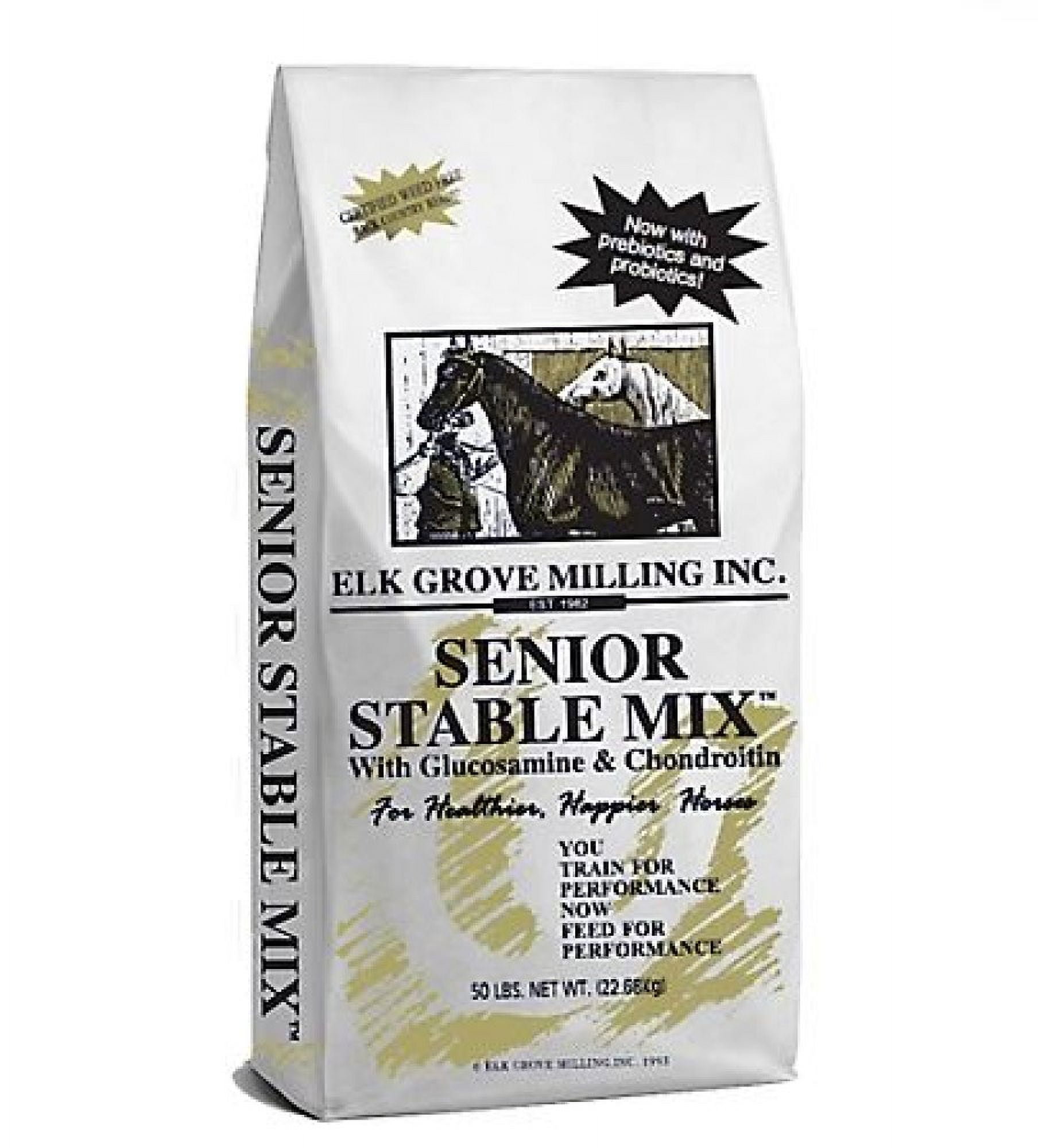 Elk Grove Milling 1265073 Senior Horse Feed with Glucosamine