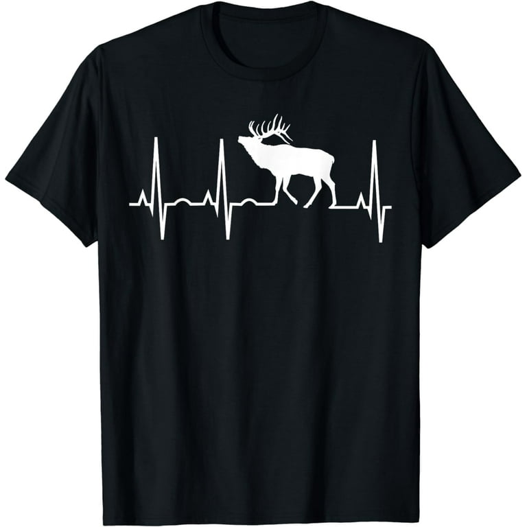 Elk Heartbeat Shirt - Best Elk Lover T-Shirt Men Women Kids Elk Heartbeat Shirt - Best Elk Lover T-Shirt Men Women Kids