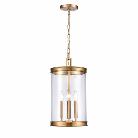 Elk Home 10.25-Inch Wide Mendoza Pendant, Traditional, Brushed Gold