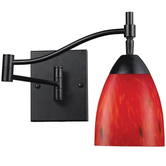 Elk Home 10-Inch Wide Celina Sconce, Transitional, Dark Rust