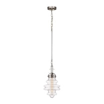 Elk Home 10-Inch Wide Gramercy Pendant, Transitional, Polished Nickel