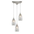 thumbnail image 1 of Elk Home 10-Inch Wide Kersey Pendant, Contemporary, Satin Nickel, 1 of 4